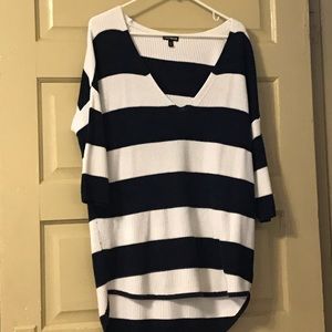 Express V-Neck Tunic Sweater